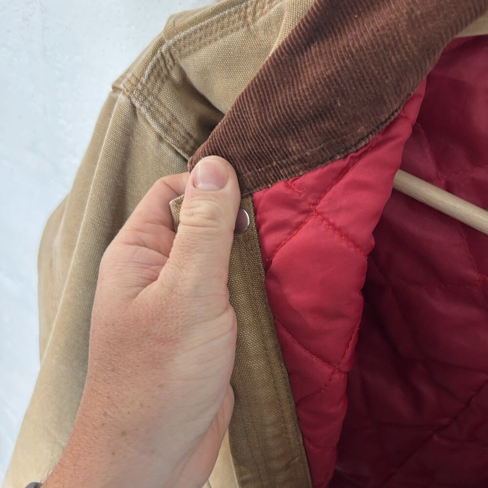 Vintage Carhartt Detroit Style Workwear Jacket “Tan” - Picture 12 of 12